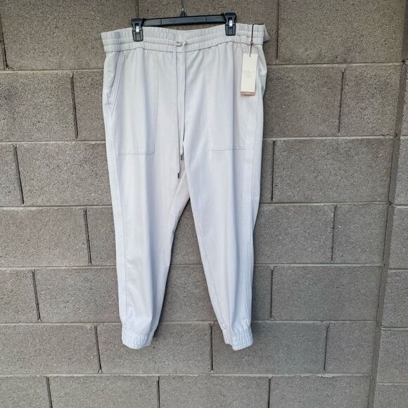 CALIA by Carrie Underwood Pants - New Calia by Carrie Underwood Trapunto Joggers Pants Gray Cotton Women’s XXL NWT